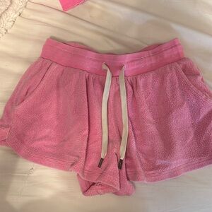 Feat hot pink shorts